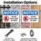 Signmission Do Not Place Used Oil Here, 14 in W x Rectangle, Plastic OS-2PACK-NS-P-1014-L-15475 - alternate 5